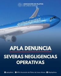 APLA denuncia que Aerolíneas Argentinas tiene 18 aviones fuera de servicio y hablan de un «vaciamiento progresivo»