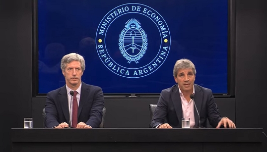 Todo el equipo económico viaja para reunirse con Scott Bessent