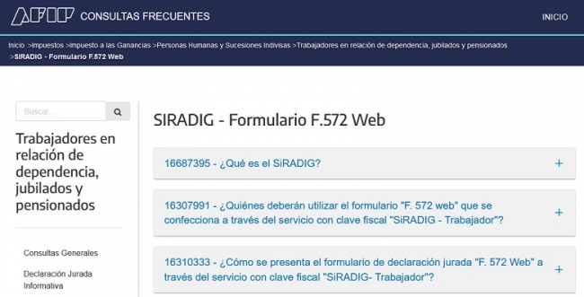 AFIP extiende la presentación del formulario F 572 hasta el 30 de junio