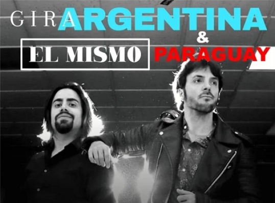 El dúo por-rock El mismo se presenta en Argentina