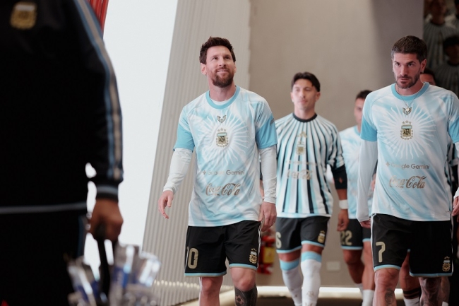La última entrada en calor de Lionel Messi con la Selección argentina