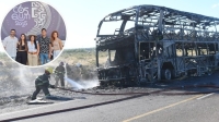 Chubut: “Casi morimos quemados ahí adentro” dijeron los pasajeros de un colectivo incendiado