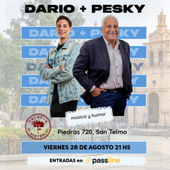 Villarruel + Francisco Pesky mezclan música con humor en el Palacio El Victorial