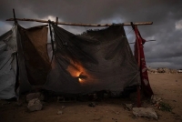 Franja de Gaza: Las lluvias se llevan cientos de tiendas de desplazados