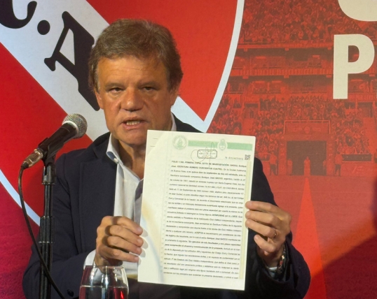 Elecciones en Independiente: Según Enrique Sacco, no tiene vínculos políticos con el PRO