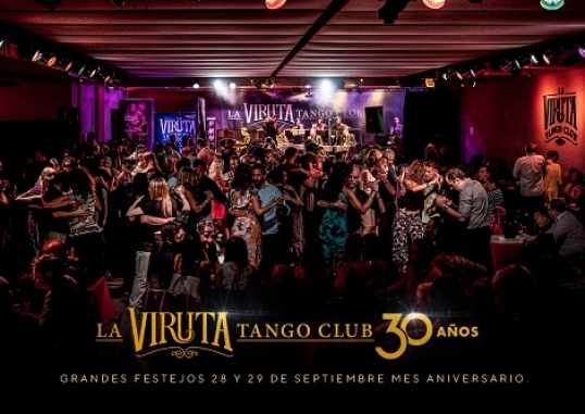 La Viruta Tango cumple 30 años con grandes festejos