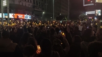 Los profesionales residentes del Hospital Garrahan realizaron una marcha de las velas