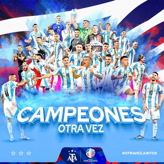La Selección campeona de América regresa luego de ganar la Copa