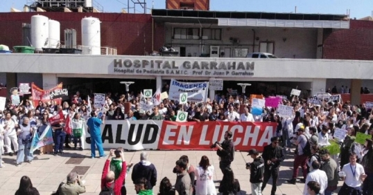 Este jueves «gran marcha desde Congreso a Plaza de Mayo para defender al Garrahan y la salud pública»