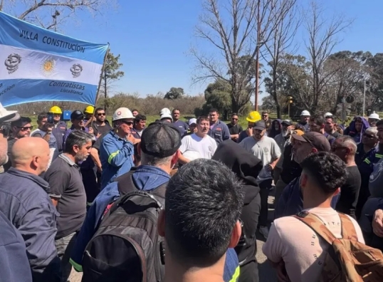 La UOM de Villa Constitución se movilizó en Acindar