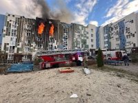 Rusia: Un dron se estrella contra un edificio residencial en Bélgorod