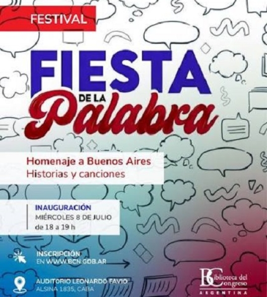 Se inaugura la edición 2026 de "La Fiesta de la Palabra" en la Biblioteca del Congreso
