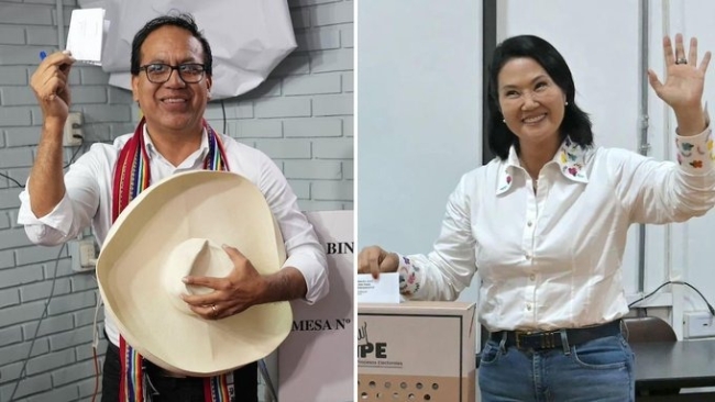 Empate técnico se ha dado en Perú, entre Fujimori y Sánchez
