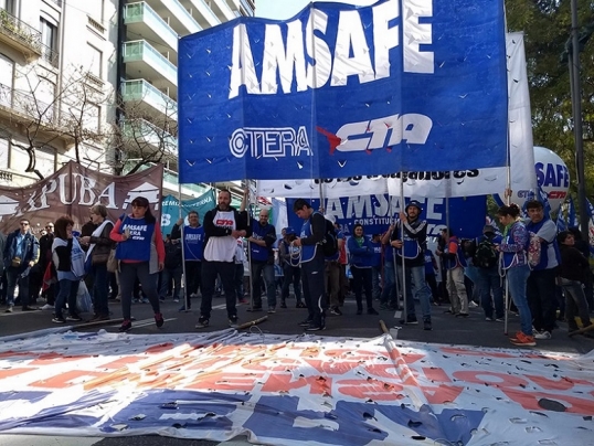 Santa Fe: Los docentes nucleados en Amsafé van al paro la semana que viene