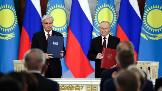 Rusia y Kazajistán acuerdan una alianza y asociación estratégica integral