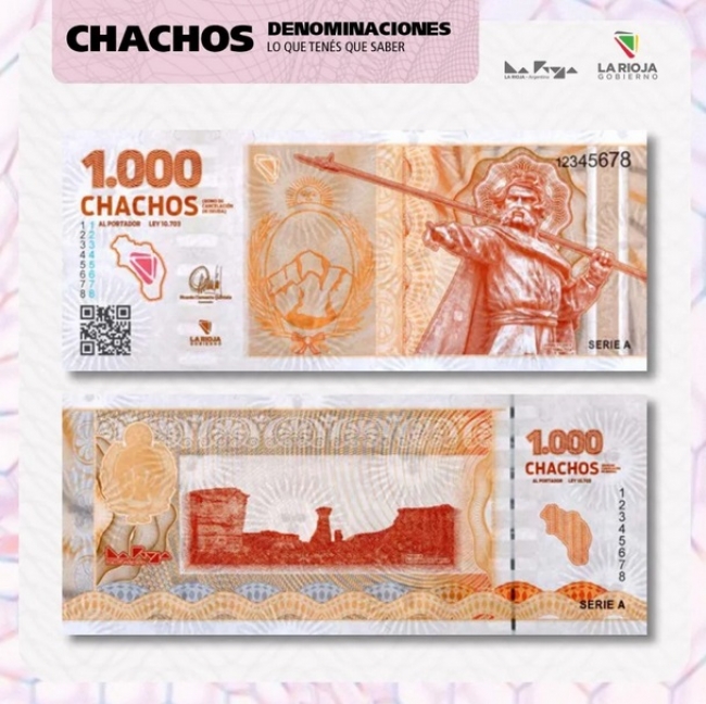 La Rioja: A partir del 1 julio, entran en circulación «Los Chachos», los Bonos de Cancelación de Deuda