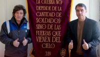 Javier Milei felicitó a Flavio Bolsonaro