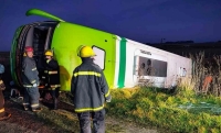Detienen al chofer del micro que volcó en la ruta 51 en General La Madrid