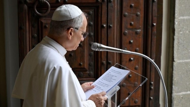El papa León XIV hizo un nuevo llamado a la paz