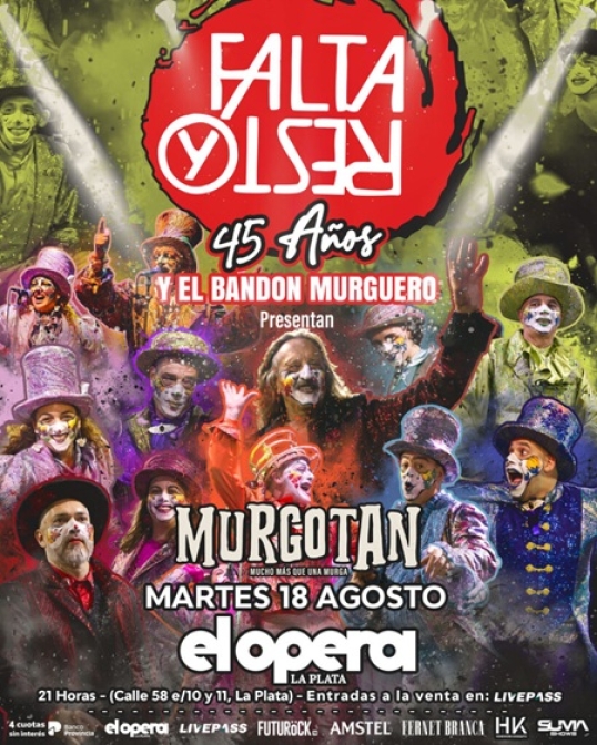 Falta y Resto junto a el Bandón Murguero presentan Murgotan