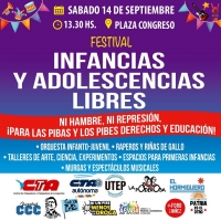 FESTIVAL POR INFANCIAS Y JUVENTUDES LIBRES