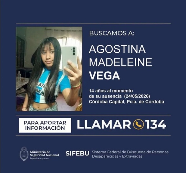 Córdoba: Analizan un mensaje que recibió la mamá de Agostina Vega