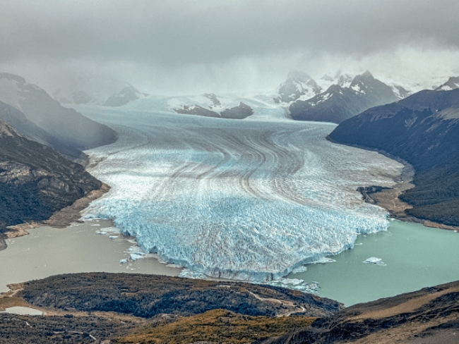 En cien días el glaciar Perito Moreno retrocedió 910 metros