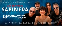 La Banda Sabinera anuncia su presentación en el Teatro Coliseo de Buenos Aires