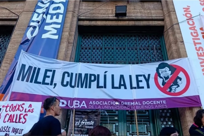 Docentes universitarios convocaron a un nuevo paro nacional de 48 horas