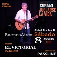 Ignacio Copani presenta «Juglarse la vida» en el Palacio El Victorial