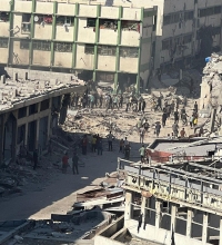 Al menos 10 muertos por el ataque israelí a una escuela en Gaza