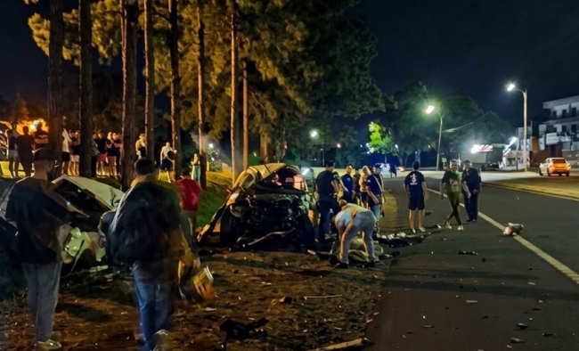 Misiones: Dos fallecidos y cinco heridos tras choque en San Vicente