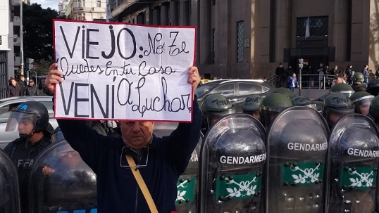 Organismos y distintas organizaciones de dd.hh acompañarán hoy a los jubilados en su movilización al Congreso