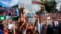 Venezuela: Milicias movilizadas y manifestaciones que exigen la liberación de Maduro