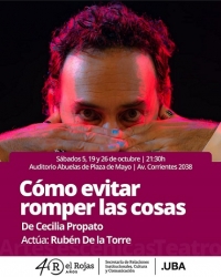 "Cómo evitar romper las cosas" se presenta en El Rojas