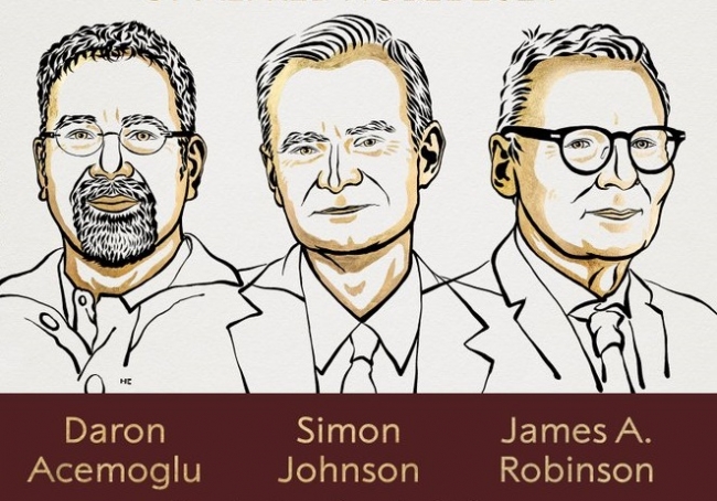 Otorgan el Premio Nobel de Economía a Daron Acemoglu, Simon Johnson y James A. Robinson