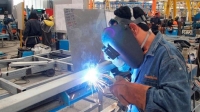 La industria metalúrgica cayó en agosto un 10,2%, interanualmente