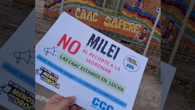 El Gobierno Nacional comenzó con el cierre de espacios que asisten a personas con adicciones