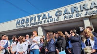 El hospital Garrahan cumple años 38 años y sus trabajadores lo celebraron