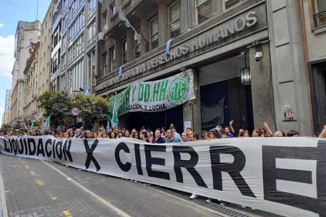 El próximo martes se movilizan al ministerio de Justicia contra los 2500 despidos de Cuneo Libarona