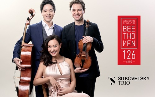 El Trío Sitkovetsky arribará a la Fundación Beethoven