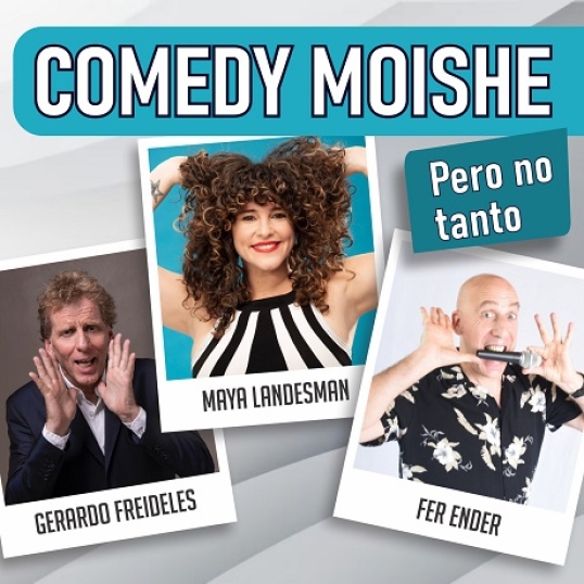 Comedy Moishe, espectáculo de humor en el Paseo La Plaza