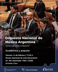 La Orquesta Nacional "Juan de Dios Filiberto" presenta su primer concierto del año