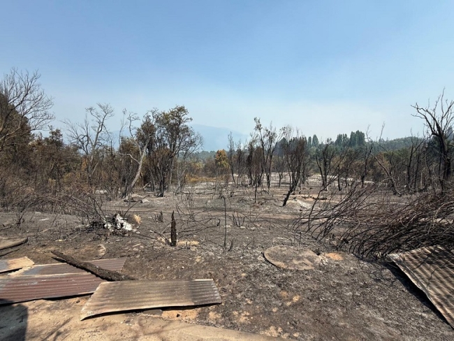 Río Negro: Buscan resguardar las tierras afectadas por el fuego en El Bolsón