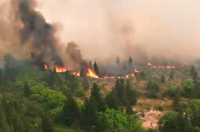 Chubut: El fuego no da tregua y son miles de hectáreas quemadas