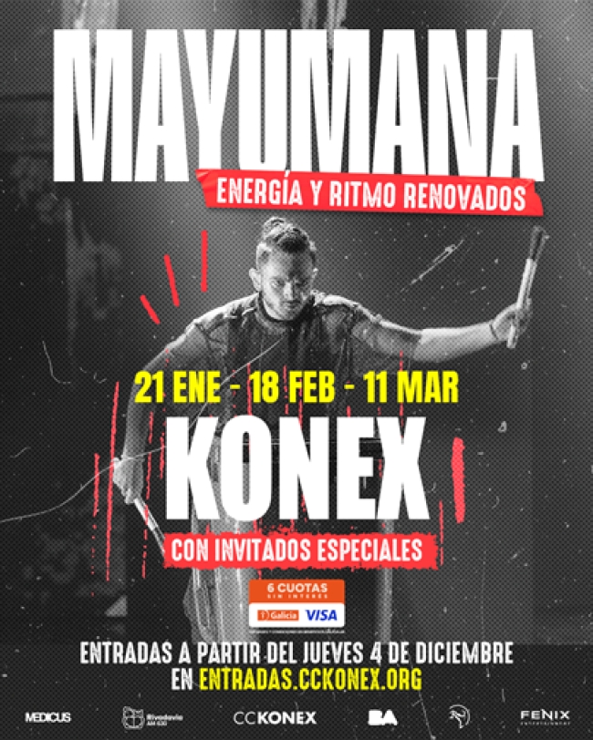 Mayumaná en Argentina: todas la fechas