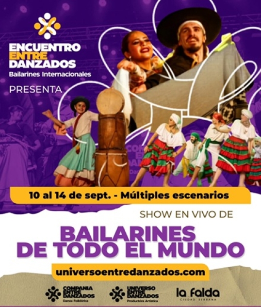 Encuentro Internacional de Bailarines "EntreDanzados" en La Falda, Córdoba