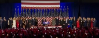 Donald Trump: «Es evidente que lo hicimos, que logramos la victoria más increíble en sentido político»