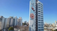 En La Plata inauguraron un mural dedicado al papa Francisco
