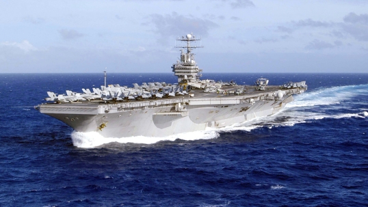 El CGRI afirmó haber atacado con misiles balísticos el portaviones USS Abraham Lincoln